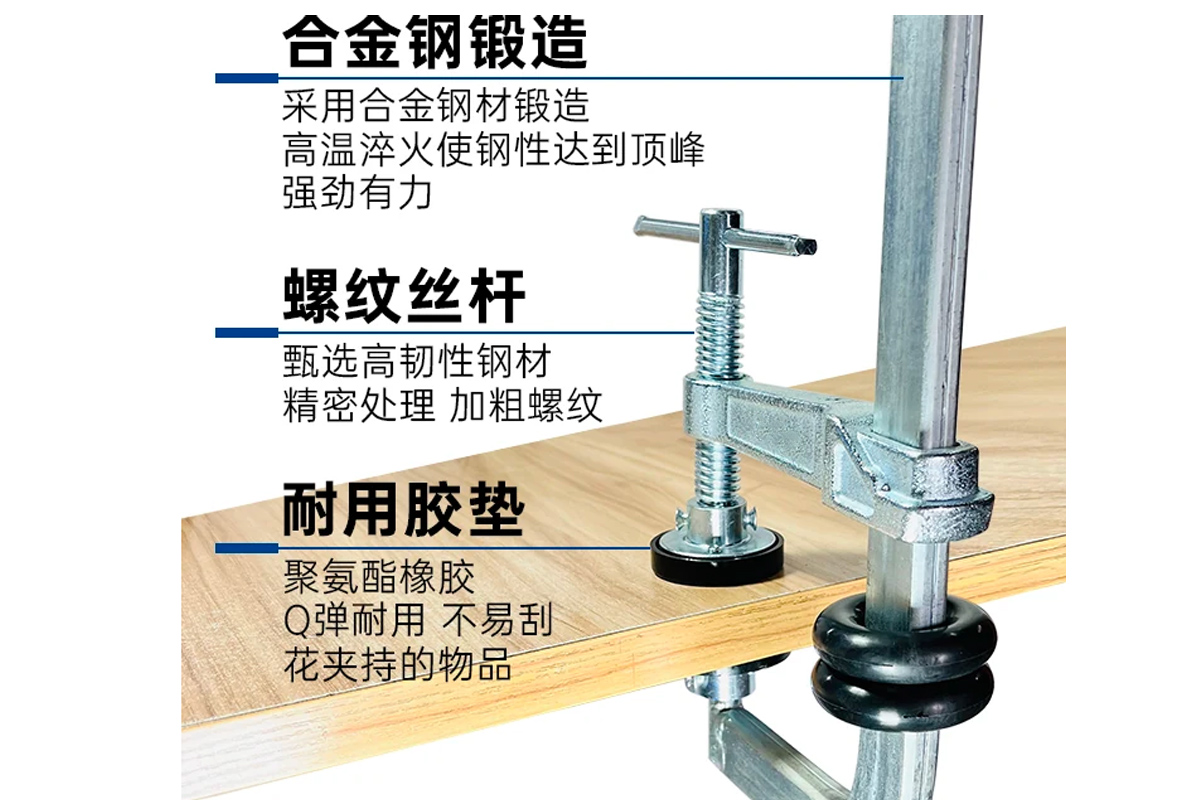 什么是F型木工夾，怎樣使用